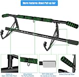 HAKENO Pull Up Bar Door Frame Fitness Chin-Up Bar with Suspension Straps Set view 3