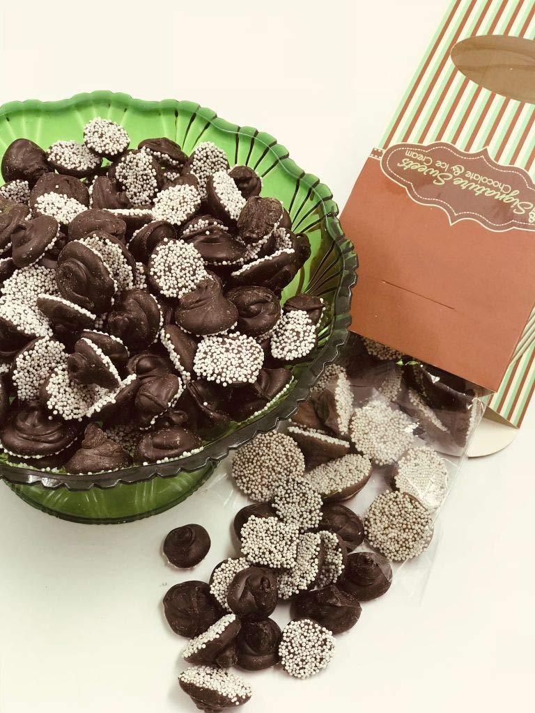 Dark Chocolate Nonpareils, Delicious NonPareils smooth