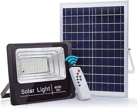 40w Solar Flood Lights 79 Leds 2500lm High Bright Solar Security Lights Outdoor Ip67 Waterproof With Remote Control Dusk To Dawn Sensor 6000k 16 4ft Cable Solar Lights For Barn Yard Pathway