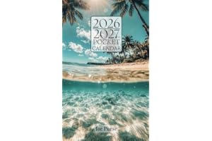 Pocket Calendar 2026-2027 for Purse: Small 2-Year Monthly Planner from January 2026 to December 2027