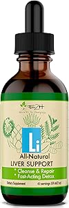 Gentle Liver Cleanse and Detox - All-Natural Liver Support Supplement - Revitalize Your Liver and Your Health - Highly Absorbent Liquid Formula with Milk Thistle, Chanca Piedra – 48 Servings