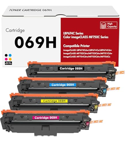 Amazon.com: Canon 069h Toner Cartridge Set