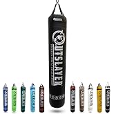 Outslayer Muay Thai Kickboxing Heavy Punching Bag &ndash; 6ft 130 lb &ndash; Made in USA &ndash; for MMA, Boxing &amp; Training