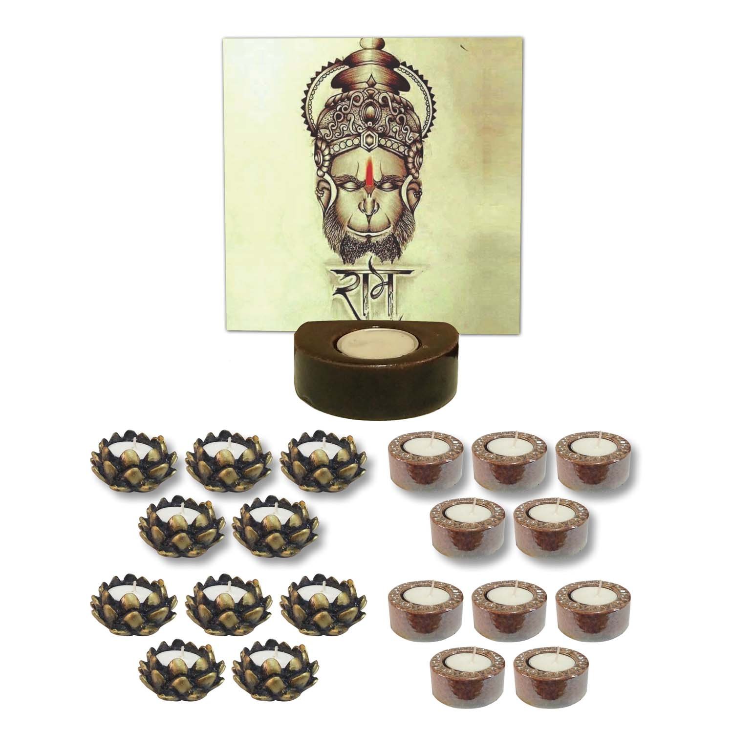 Buy Theyayacafe Hanuman Tealight Candle Holder Aesthetic Diwali Gifts Puja Items Home Set Of 21 Online At Low Prices In India Amazon In