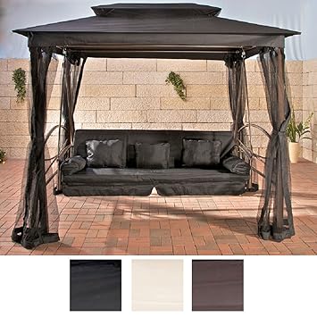 Amazon.de CLP Hollywoodschaukel Kenia mit Bettfunktion I