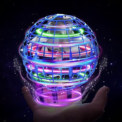 XINHOME Flying Ball Orb Toys 2026 RGB LED USB Rechargeable Indoor Drone