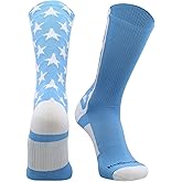 MadSportsStuff All Stars Socks with Stars Crew Athletic Socks Youth Basketball Socks Girls Basketball Socks Boys