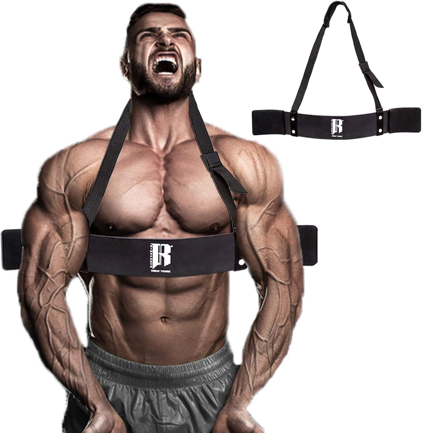 RIMSports Arm Blaster for Biceps & Triceps Arm Blaster for Weight Lifting Bicep Blaster and Bicep Curl Support for Bodybuilding & Weight Lifting Bicep Isolator and Arm Blaster for Biceps