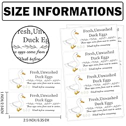 Unwashed Chicken Quail Duck Egg Carton Stickers 1
