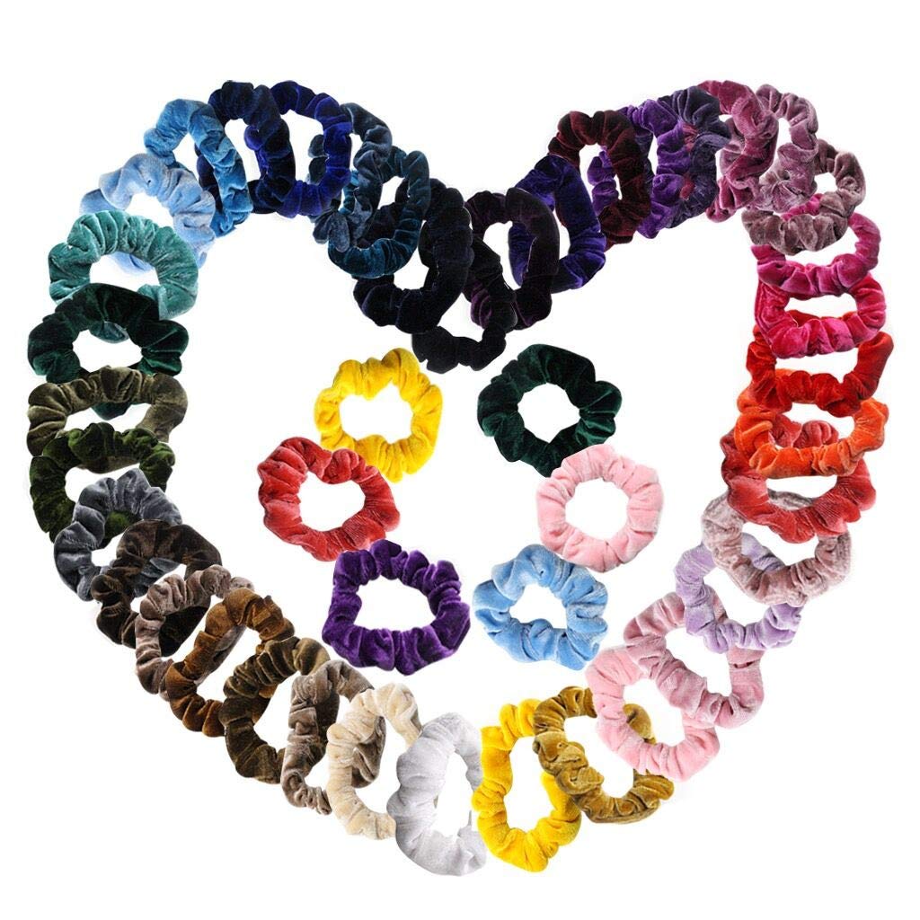 20 Pack Hair Scrunchies Velvet Elastic Hair Bands Scrunchy Hair
