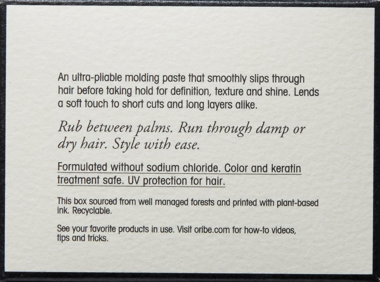 Oribe Rough Luxury Soft Molding Paste: Oribe: Premium Beauty