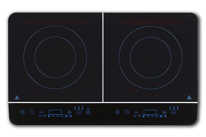 Medion MD 18185 Elektro/Freistehend Herd / 2 60,3 cm / Kristallglas / 10 Leistungsstufen links und 8 rechts / 8 Automatikprog