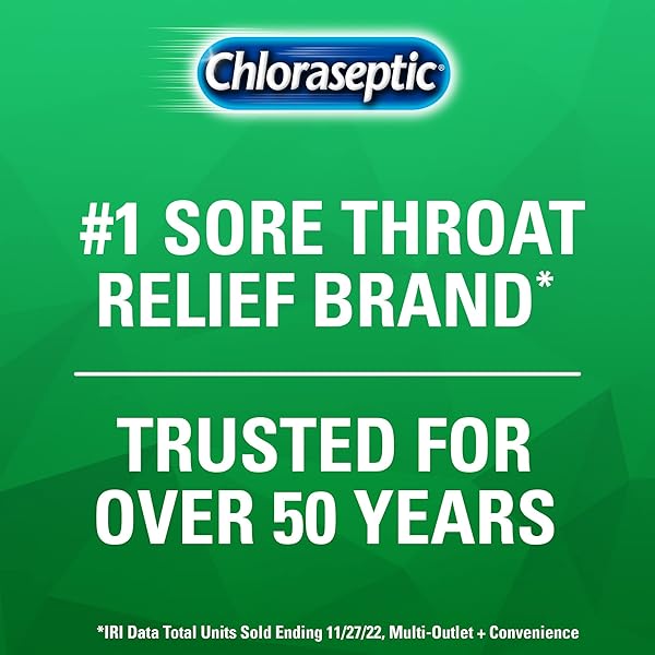 CHLORASEPTIC SUGAR-FREE SORE THROAT RELIEF SPRAY, MENTHOL, SPRAY SOOTHES THROAT PAIN IN SECONDS, 6 FL OZ