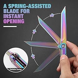 DRACHENADER Tanto Folding Knife for Women and