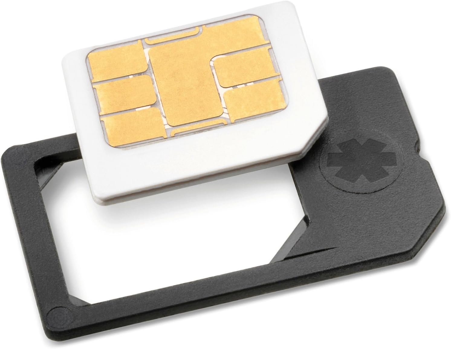 Amazon Com Micro Sim Adapter Made In Germany Premium Quality Converts Your Micro Sim To A Regular Sim To Use In Any Phone Color Black Office Products