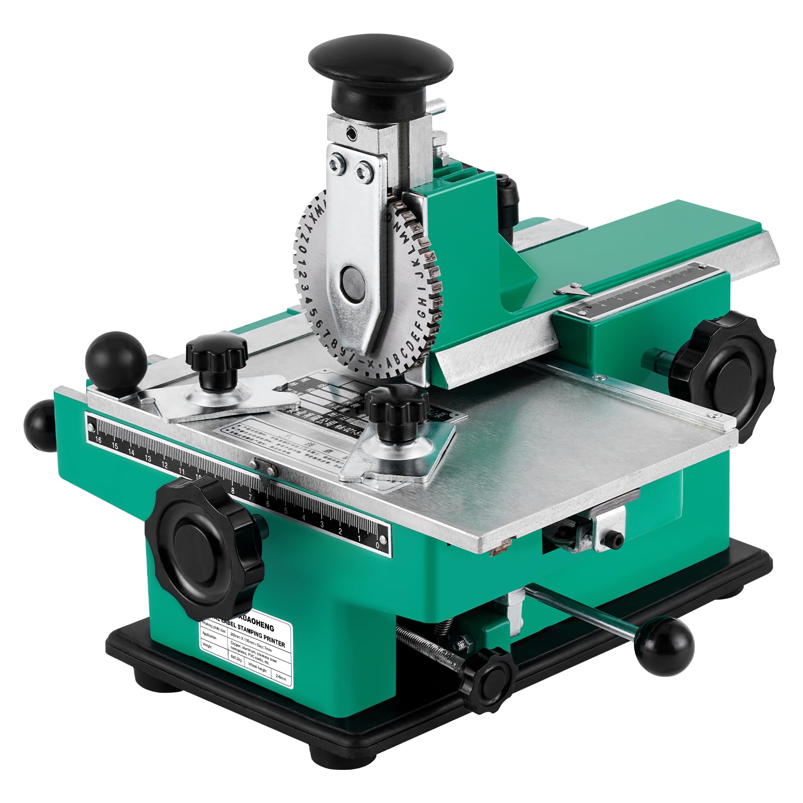 MXBAOHENG Metal Nameplate Stamping Machine