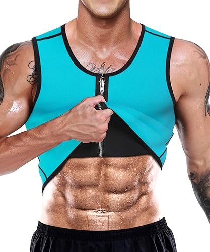 NonEcho Men Sauna Vest Hot Sweat Waist Trainer Corset Neoprene
