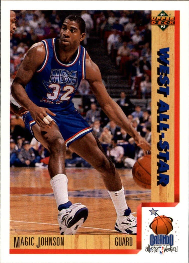 1991 Upper Deck Basketball Card (199192) 464 Magic Johnson Collectibles & Fine Art