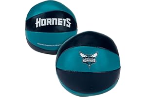Franklin Sports NBA Charlotte Hornets Toy Basketballs - 2 Pack of Kids Soft Mini Basketballs for Over The Door + Indoor Hoops - NBA Fan Shop Kids Soft Toy Balls - (2) Mini Balls Included