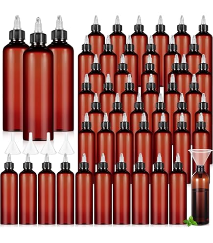 Amazon.com: Yephets 22Pack 8oz Plastic Squeezing Bottles, Clear