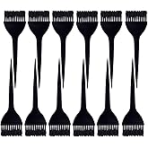 12 Pack Hair Dye Brushes, Color Tint Applicator, Hair Coloring Dying Brush Kit for Solon Black