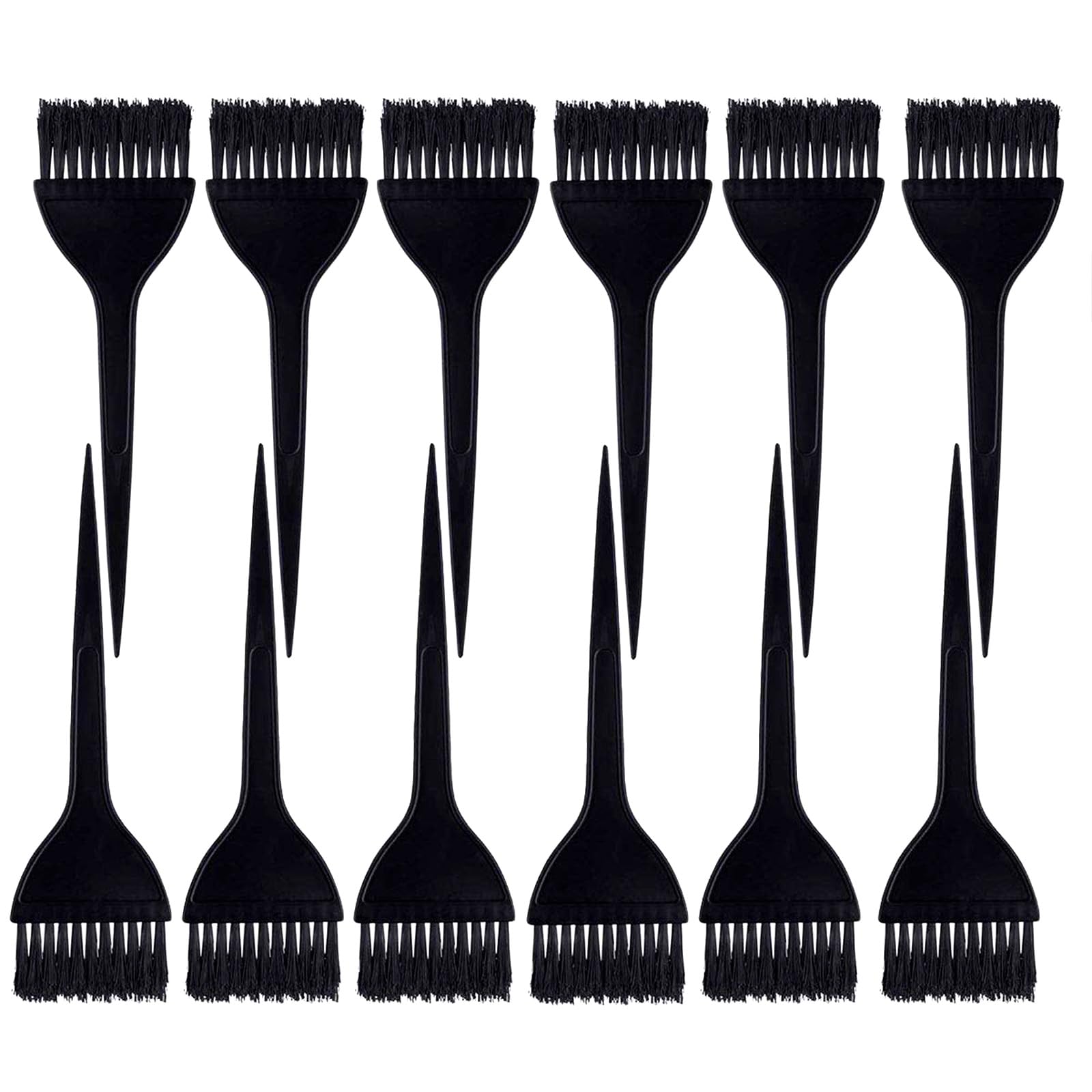 Photo 1 of 12 Pack Hair Dye Brushes, Color Tint Applicator, Hair Coloring Dying Brush Kit for Solon Black