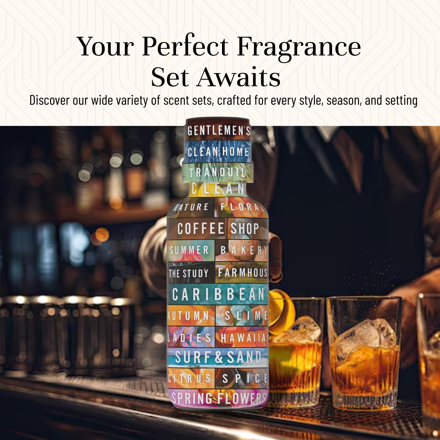 P&J Trading Fragrance Oils for Diffusers for Home Fragrance Scents for Candle Making - Soap Making Supplies - Car Diffuser Scents - Essential Home Gift Set - Gentlemen's - Cedar, Sandalwood & More