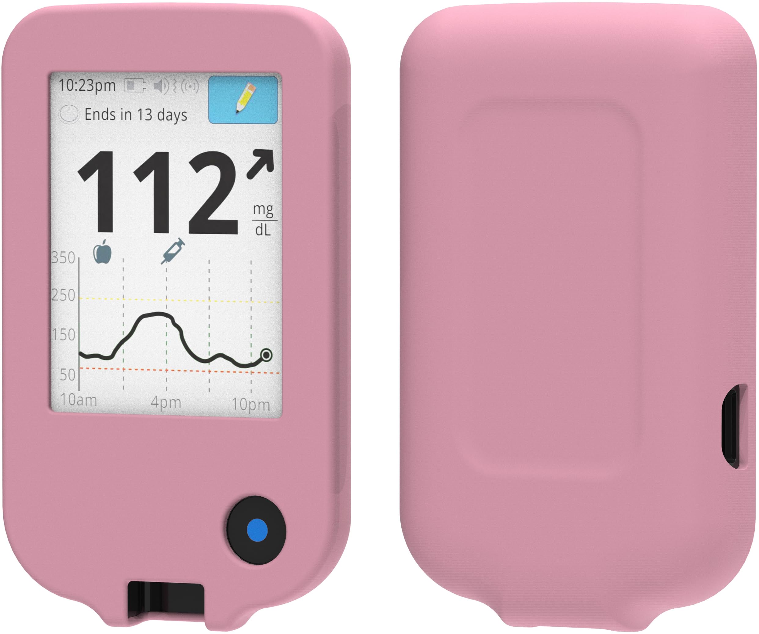 foto-kontor Case for Abbott Freestyle Libre 2 Silicone Cover pink