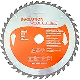 Evolution Power Tools 10BLADEWD 10-Inch Wood Cutting Blade with 1-Inch Arbor