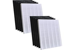 FILTERERA C545 Filter for Winix C545 Filter S, 2 Hepa Filter + 8 Activated Carbon Filters Part No. 1712-0096-00