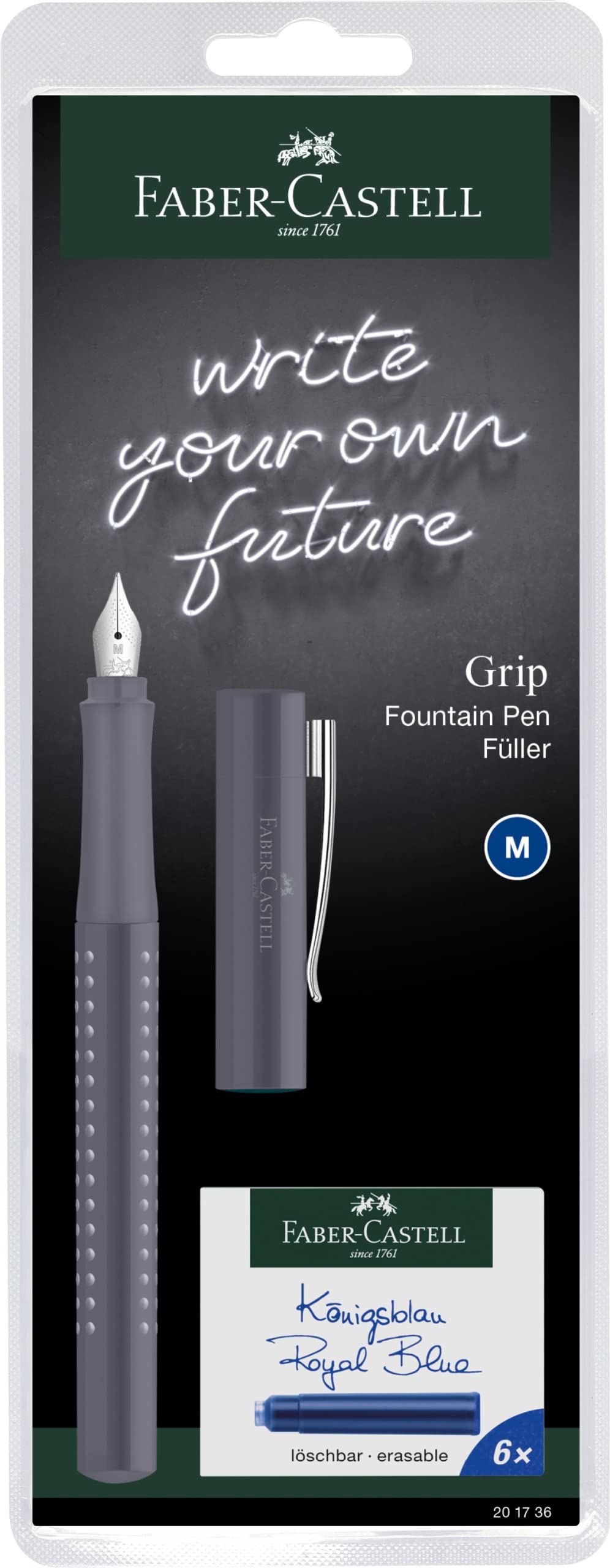 Faber-Castell Fountain pen Grip 2010 Harmony Blistercard - M
