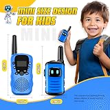 Veopoko 2 PCS Rechargeable Walkie Talkie for Kids 3-9 Yr Olds Outdoor Toy view 6