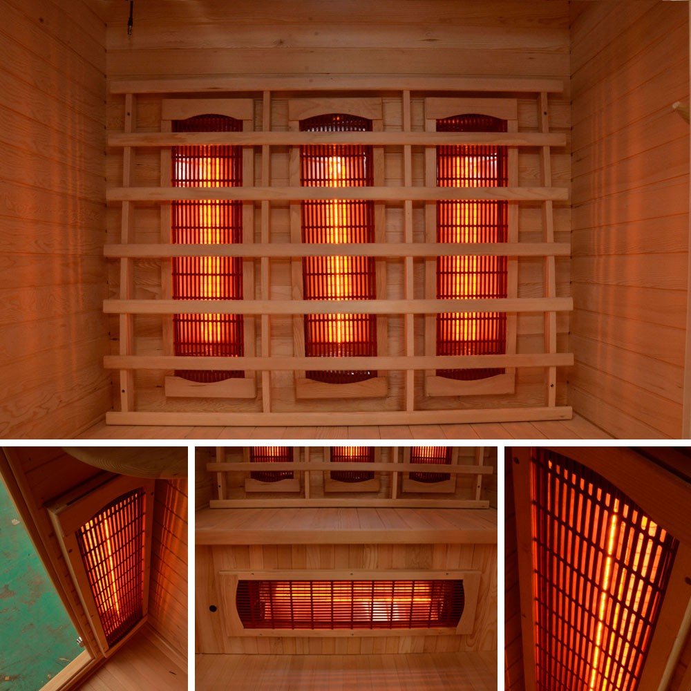 Wie viele Infrarotstrahler sollte eine Infrarotwärmekabine besitzen