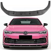 Front Bumper Lip Splitter for VW Golf MK8 GTI GTD GTE R-Line 2020-2023 | Carbon Fiber Look Front Spoiler