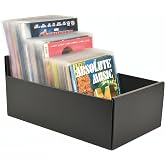 Tarifold DVD and CD Storage Box, Holds 80 Sleeves, Durable Cardboard, Black | Holds Approximately 80 DVD, CD and Blu-ray Sleeves, Space-Saving Storage Design, Scratch-Resistant