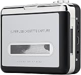 Reshow Cassette Player Portable Tape to MP3 Converter USB Silver view 1