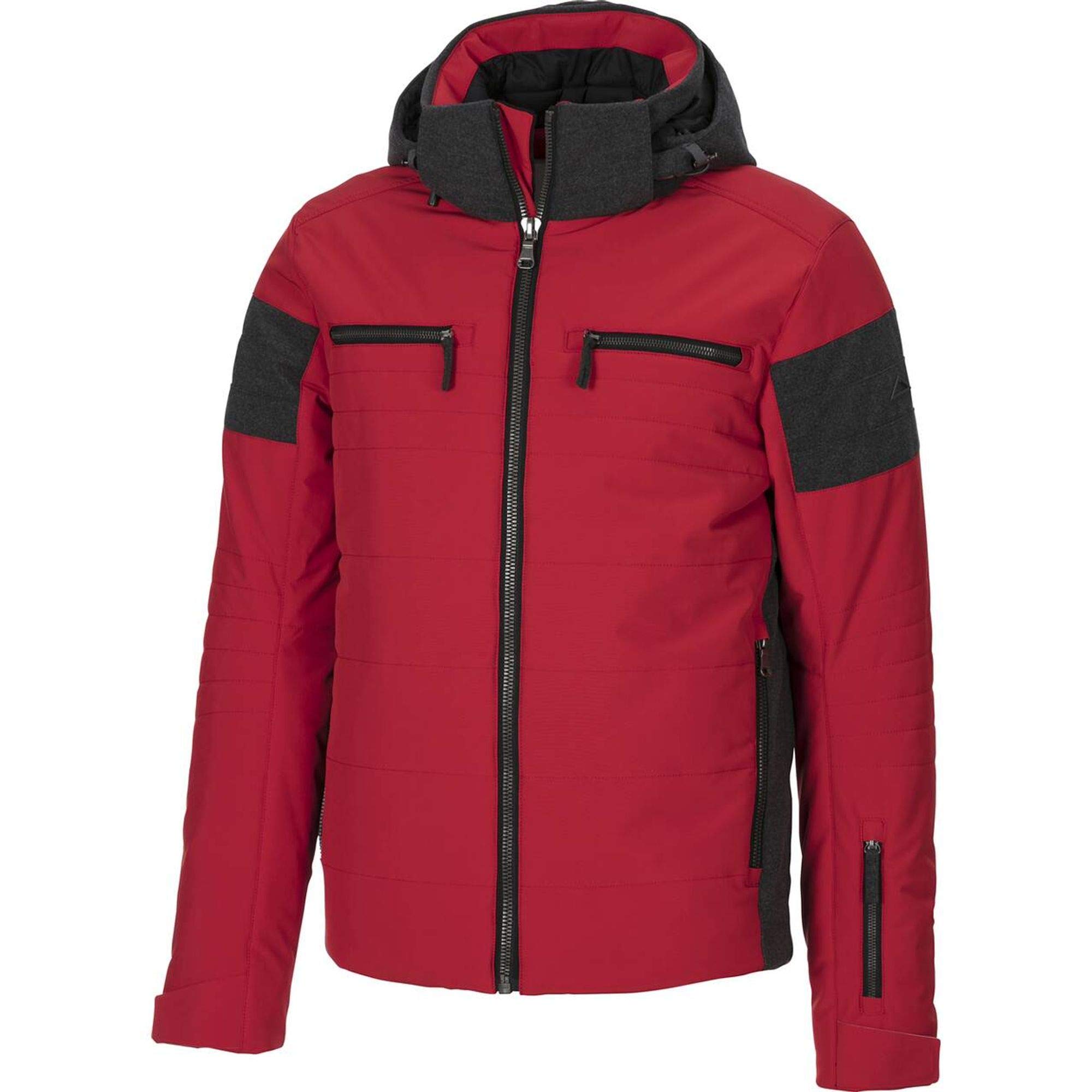 Mckinley Curtis Jacket Men's Jacket - Racing Red/Wool Dark, Large