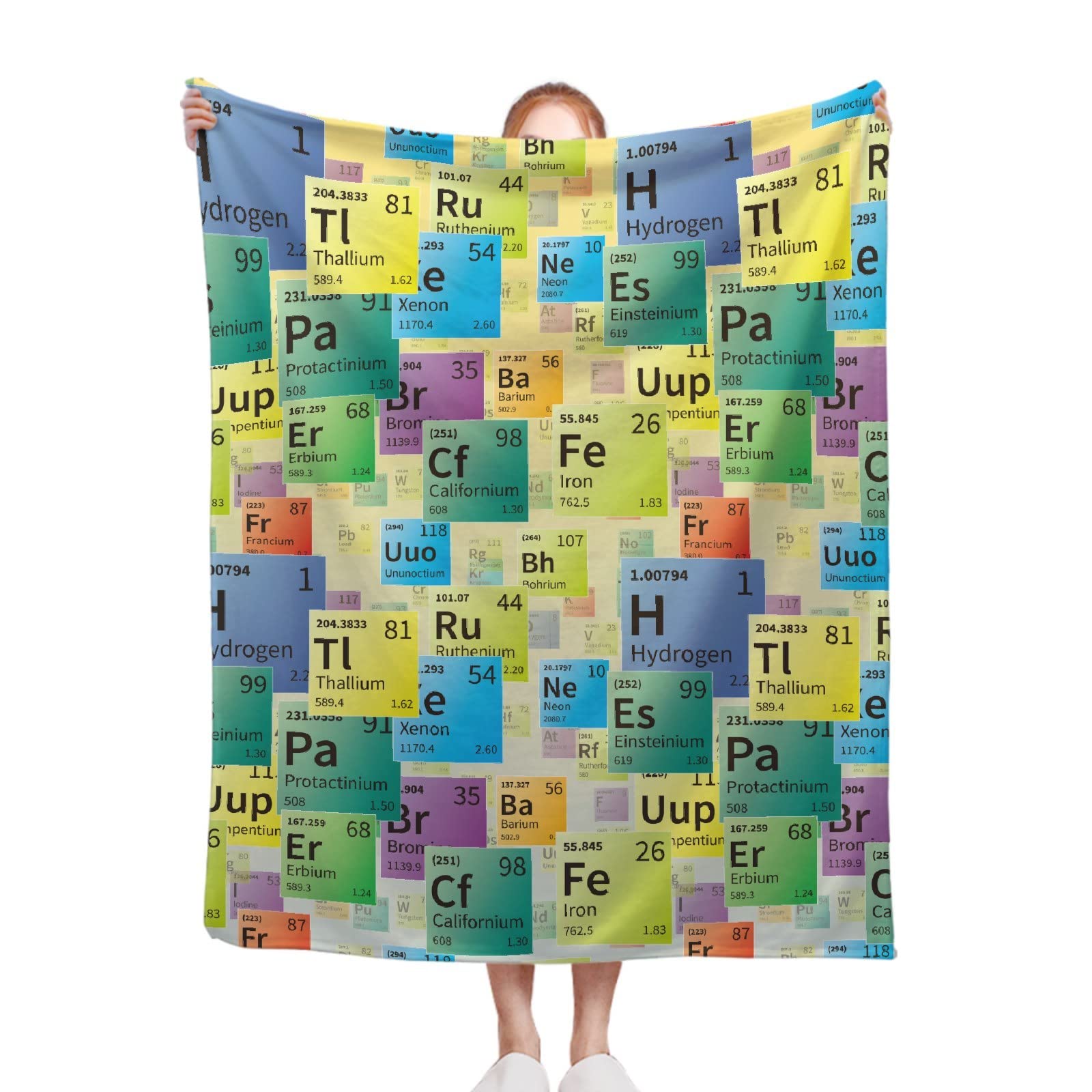 Periodic Table of The Elements Blanket, Science 90