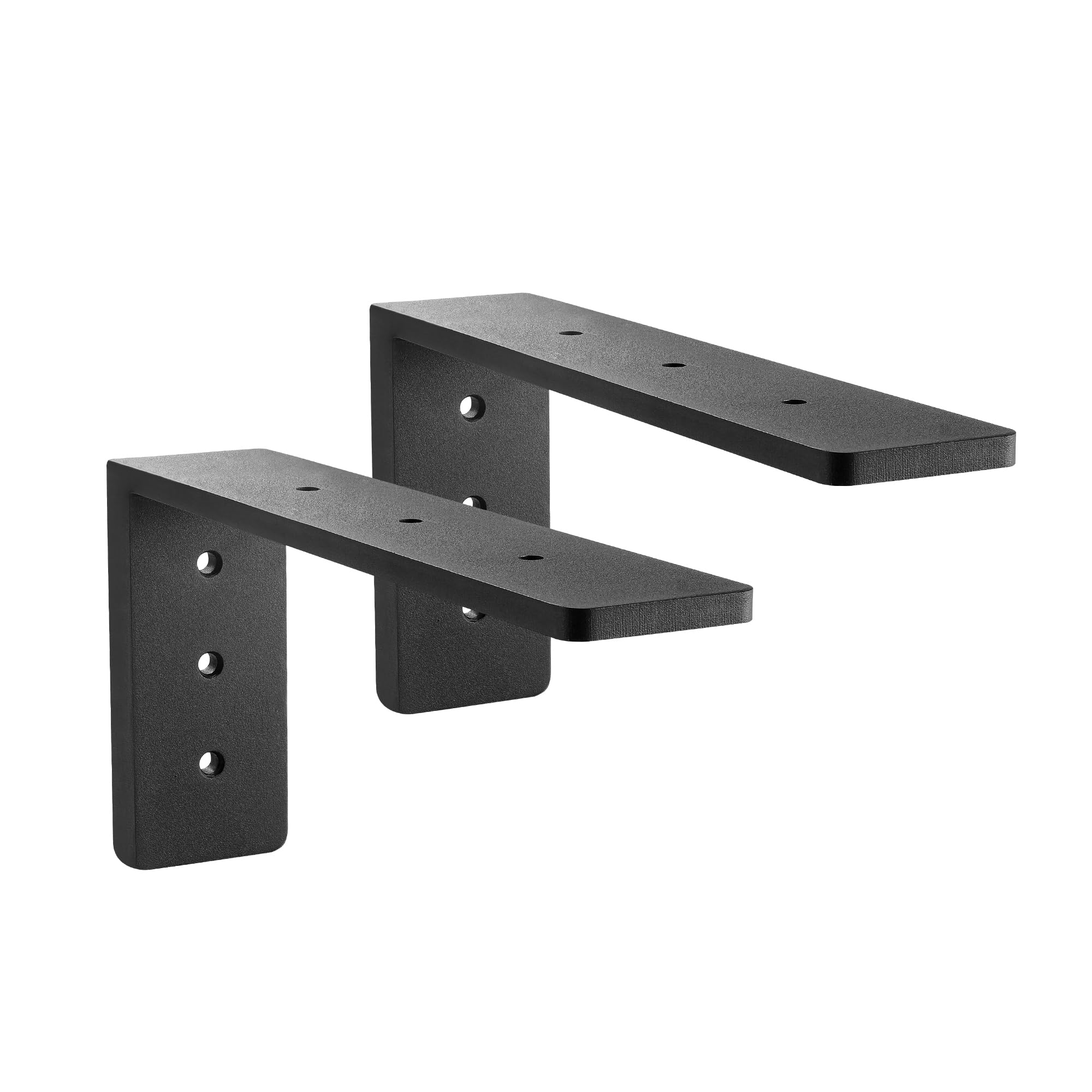 Photo 1 of Countertop Support Bracket 3/8" Thick Heavy Duty Shelf Bracket 2 Pack 12 in L Shape Shelf Bracket for Granite Quartz Wood Laminate Countertop (12" x 6" x 2.5