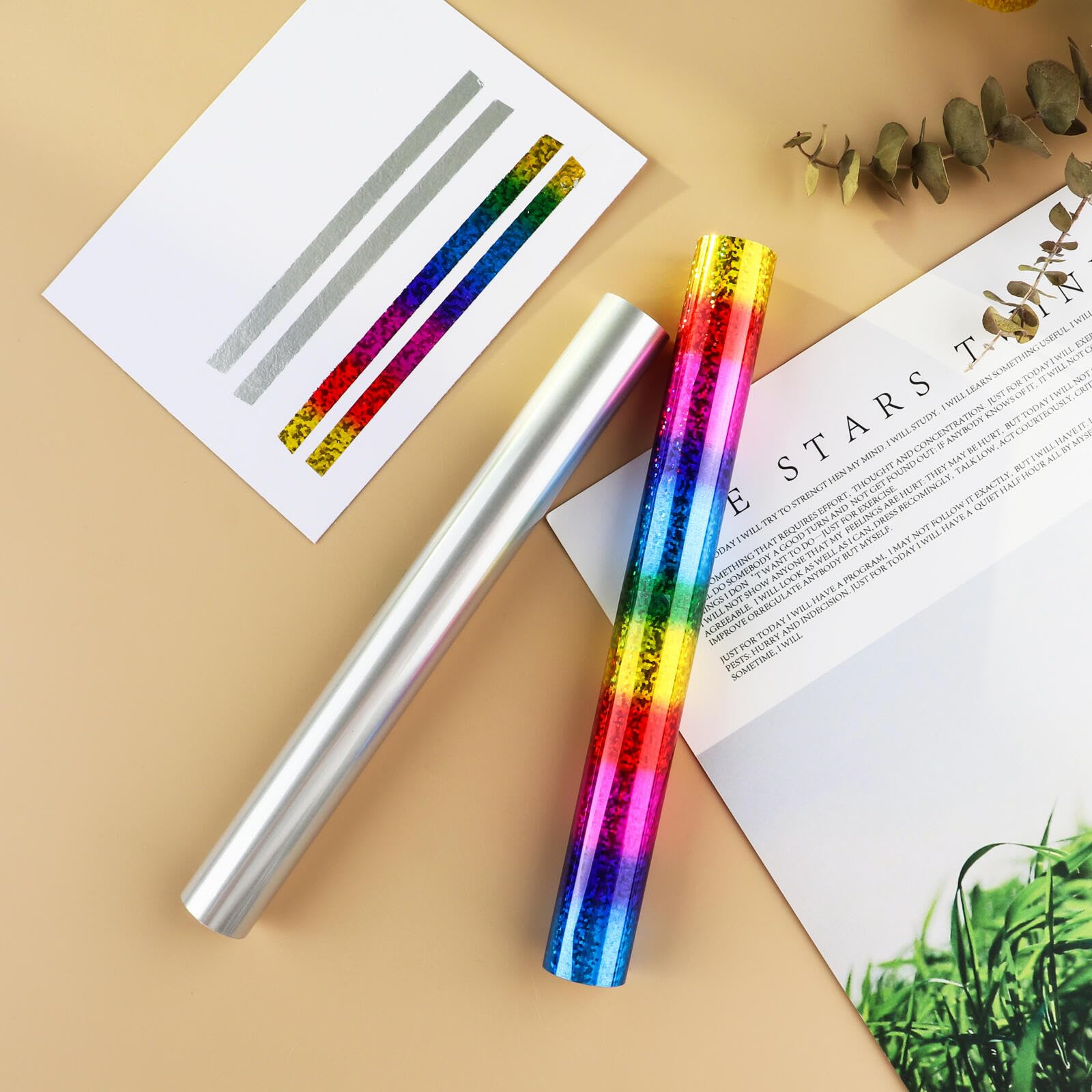 18PCS Transfer Foil Paper Bundle for Foil