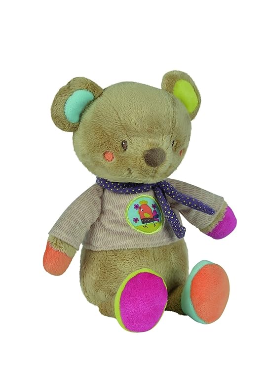 Simba 6305793590 - Nicotoy Baby Plüschbär Gary 30 cm bunt