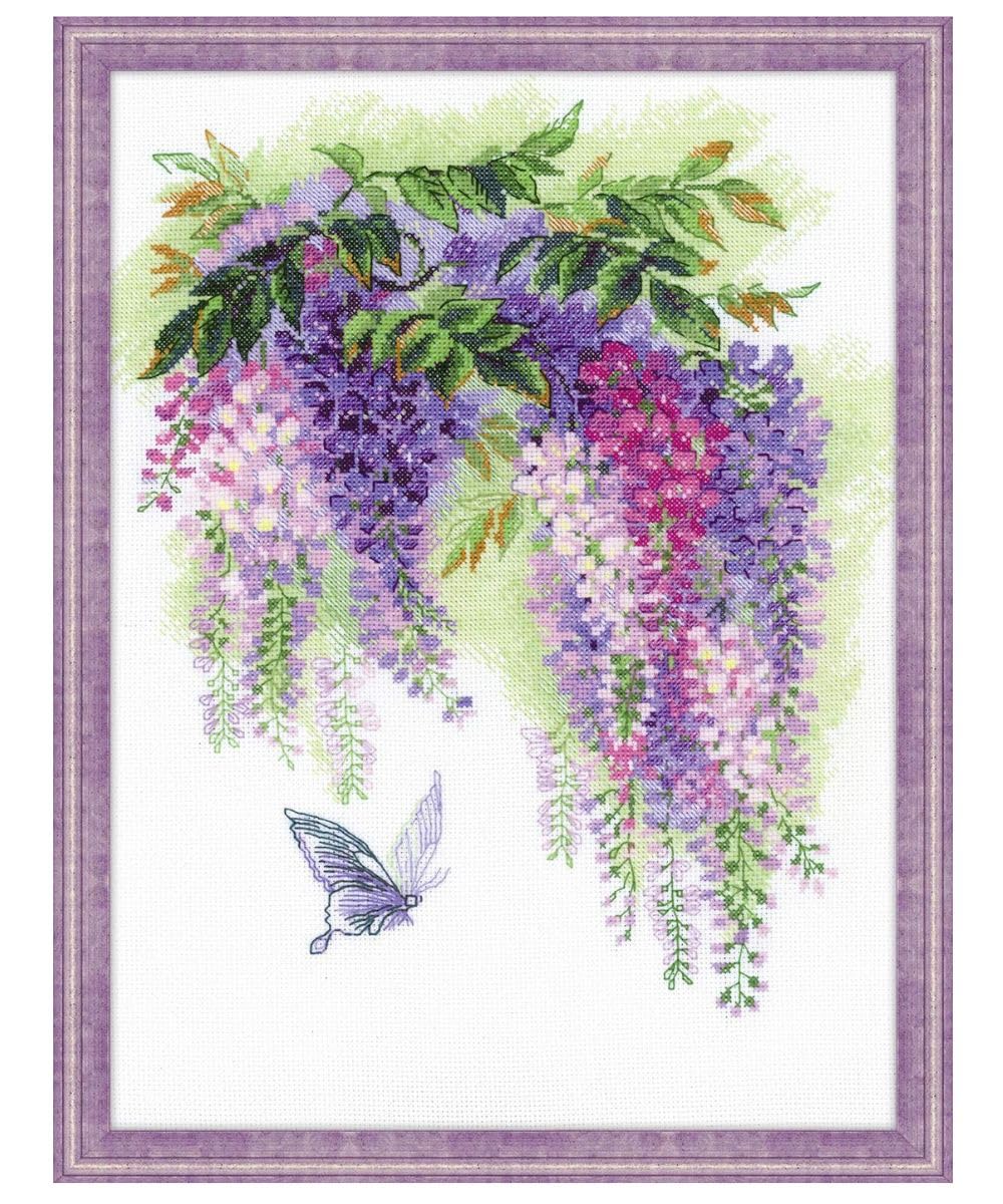 RIOLIS Cross Stitch Kit - 1672 - Wisteria