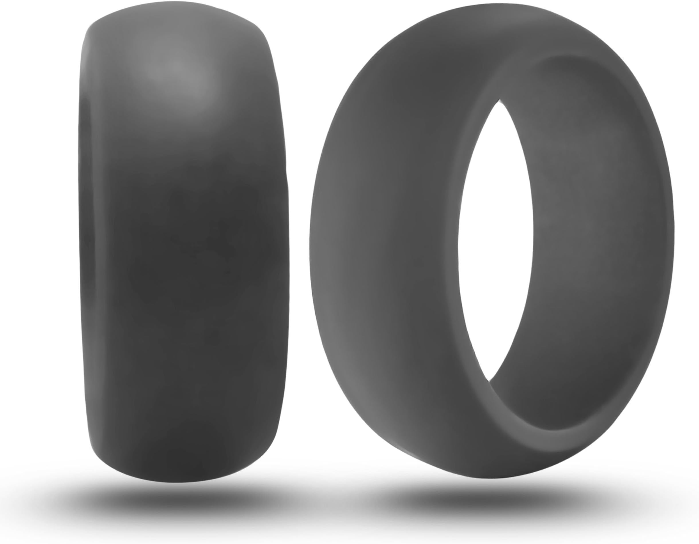Illion Silicone Wedding Ring Protects You and Your Band From Damage in 4 Sizes - 11