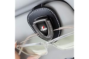 INTERTEST for TRD Car Car Sun Visor Sunglass Holder, Eyeglass Clip Hanger Mount for TRDCar, Visor Sunglasses Holder Clip for TRD Racing Development Sequoia Tundra Tacoma 4Runner PRO, Black