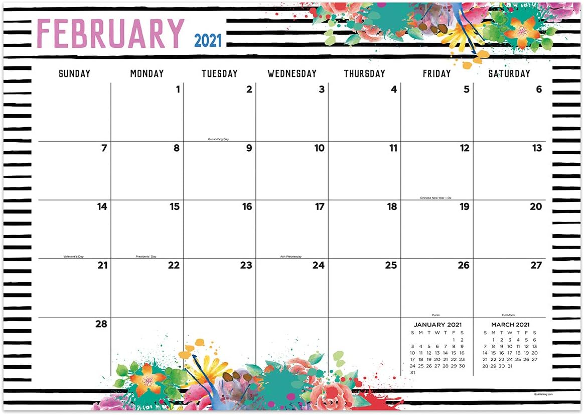 Featured image of post Floral Desk Pad Calendar