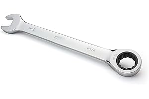 Jaeger 1 1/4 Inch TIGHTSPOT Ratchet Wrench with 135-Tooth Ratcheting Precision and Hardened, Polished Steel for Projects with Tight Spaces