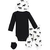 Hudson Baby Unisex Thermal Preemie Layette Set 4pc Short Sleeve Outfit