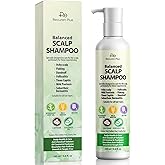 Antifungal Shampoo for Folliculitis and Seborrheic Dermatitis: Scalp Psoriasis Treatment, Dandruff & Itchy Scalp Relief with Salicylic Acid, Piroctone Olamine, Rosemary & Coconut Oil 8.8 fl.oz