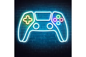 AMYZAVLS Gamer Neon Sign,Gaming Led Signs for Gamer Room Decor, Adjustable Brightness Gaming Neon Light for Teen Boys Room Wall Decor,USB Powered Gamer Gifts for Teens, Boys, Kids，16.5 * 10.6 Inch