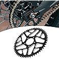 54T Motorcycle Rear Sprocket 420 Pitch 7075 Aviation Aluminum Alloy for Sur Ron Light Bee S/X, Segway X160/X260, Talaria Sting -Black